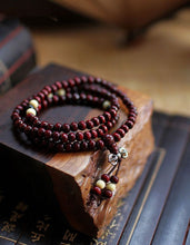 Fashion Bracelets Natural 6mm Rosewood Beads 108 Buddha Bracelets Men Women Long Bangle Religion Gift Wholesale Tibet Jewelery
