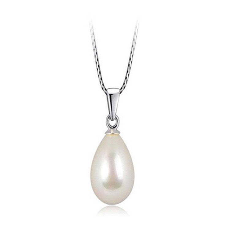 Newly Charming Jewelery Accessories Vintage Simulated Pearl  Woman Pendant Necklace Color White NL-0259